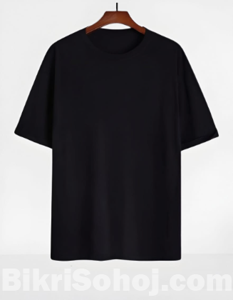 Premium Cotton Drop Shoulder Solid Tshirt